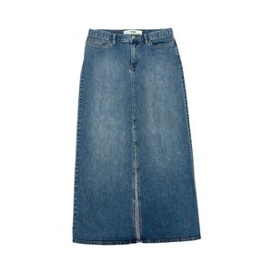 Gap Jeans Stretch Denim Maxi Skirt